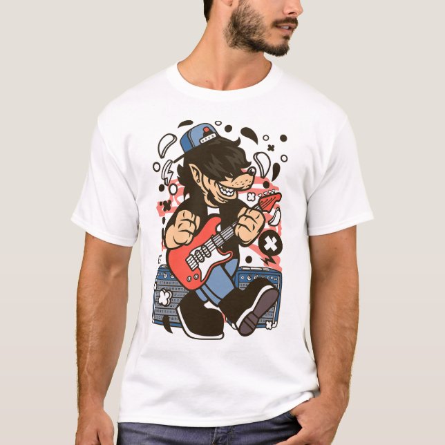 Wolf Rocker T-Shirt (Vorderseite)