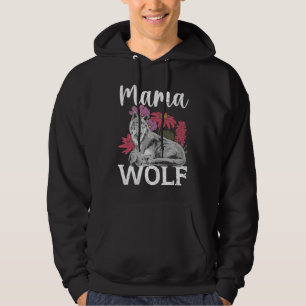 Wolf Rudel Werwolf Wolfgang Wildtier Tier Mama W Hoodie