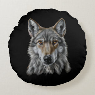 Wolf Rundes Kissen