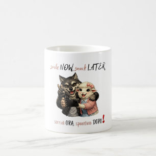Wolf & Schaf Selfie Tasse