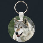 Wolf Schlüsselanhänger<br><div class="desc">Timber wolf photo key chain</div>