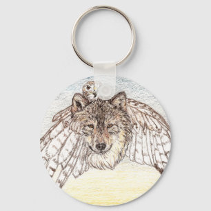 Wolf-Schlüsselketten-Umwandlung Schlüsselanhänger