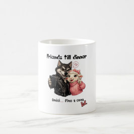 Wolf & Sheep Selfie Tasse