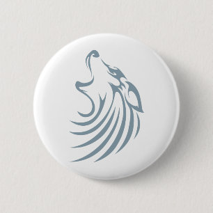 Wolf-Shirt-Logo der Wolf-Shirt-  cooles Button