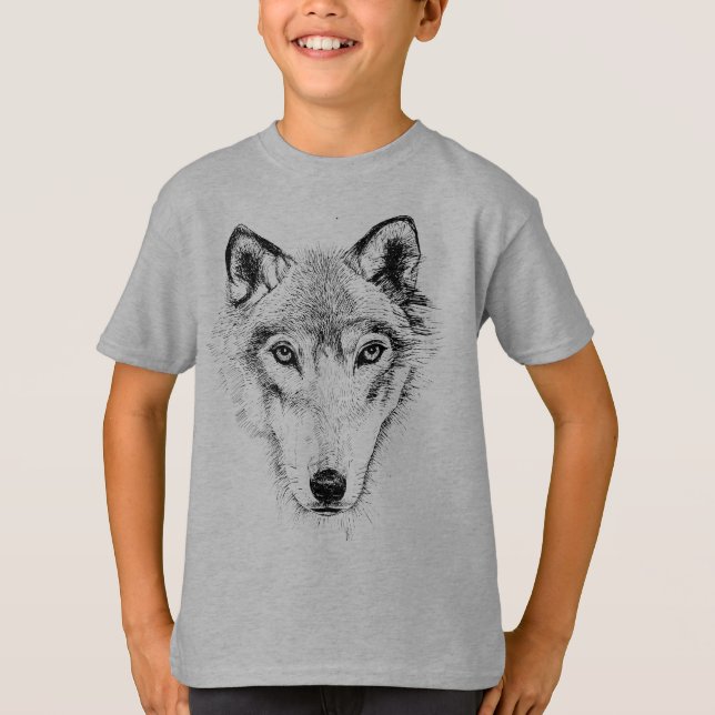 Wolf-Shirt T-Shirt (Vorderseite)