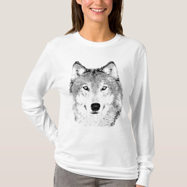 Wolf-Shirt T-Shirt (Vorderseite)