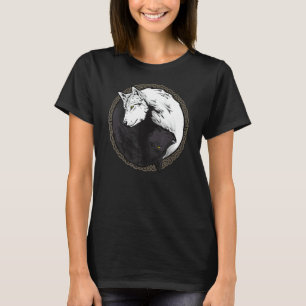 Wolf Shirts, Yin Yang Wolves Tiergeschenk T-Shirt