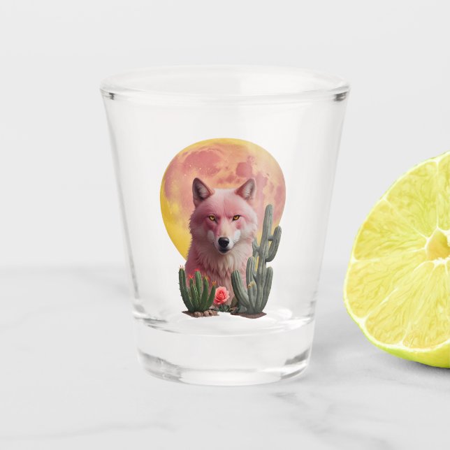 Wolf Six: Schnapsglas (Vorderseite)