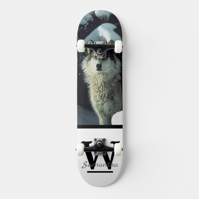 Wolf Skateboard (Vorderseite)
