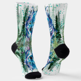 Wolf Socks | Farbige Wolfsocken Socken