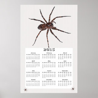 Wolf Spider Kalender 2015 Poster