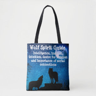 Wolf Spirit Guide Tote Bag Tasche