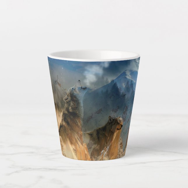 Wolf Spirituosen im Berg Milchtasse (Vorderseite)