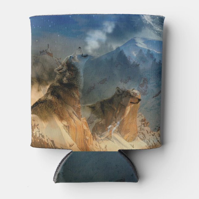 Wolf Spirituosen in Bergnebel Dosenkühler (Vorderseite)