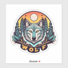 Wolf Stickers a Howling Success Aufkleber