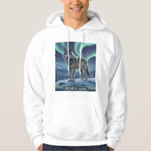 Wolf Sweat - shirt à capuche 🐺 ❄️ Northern Ligh