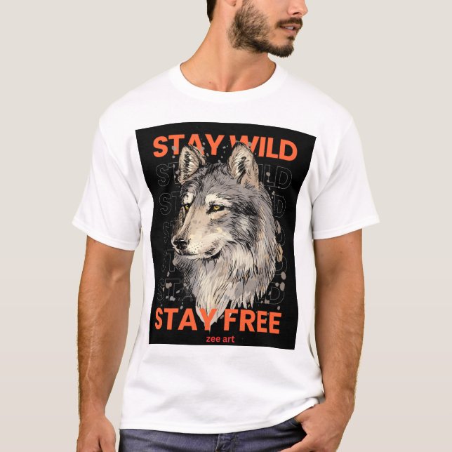 Wolf T-Shirt (Vorderseite)
