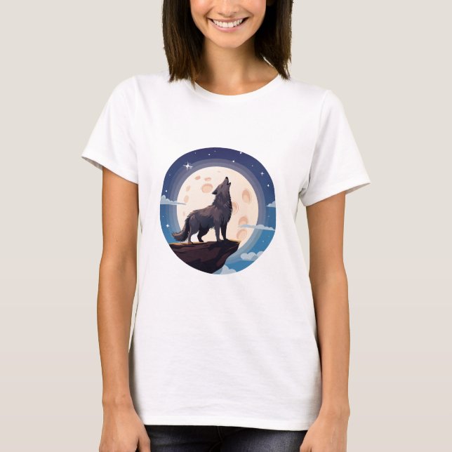 Wolf T-Shirt (Vorderseite)