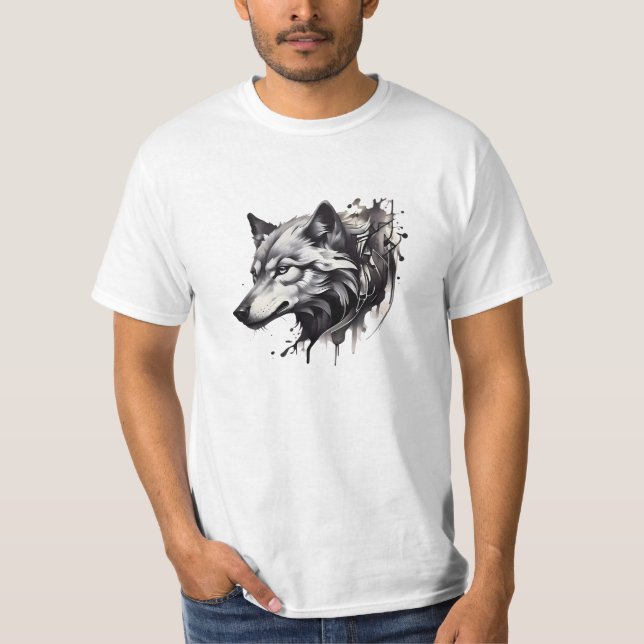 Wolf T - Shirt Collection Tattoo Style Designs (Vorderseite)