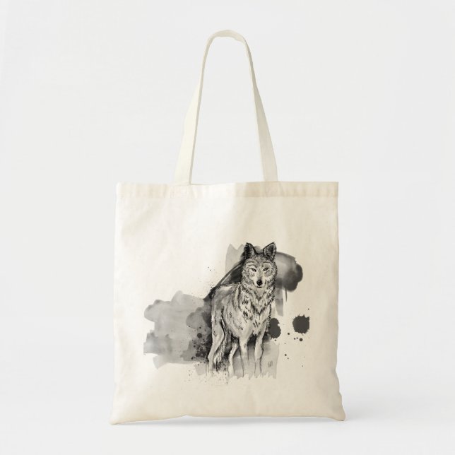 Wolf-Taschen-Tasche Tragetasche (Vorne)