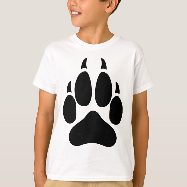 Wolf-Tatze T-Shirt (Vorderseite)
