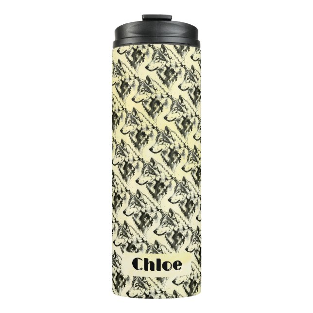Wolf Thermosbecher (Vorderseite)
