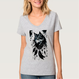 Wolf, Träumer, Amulet, Talisman T-Shirt