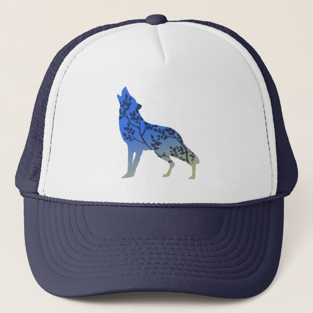 Wolf Tree Truckerkappe (Vorderseite)