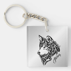 Wolf tribal noir
