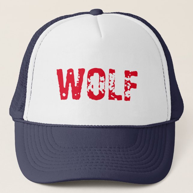Wolf Trucker Hat Truckerkappe (Vorderseite)