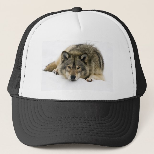 Wolf Truckerkappe (Vorderseite)