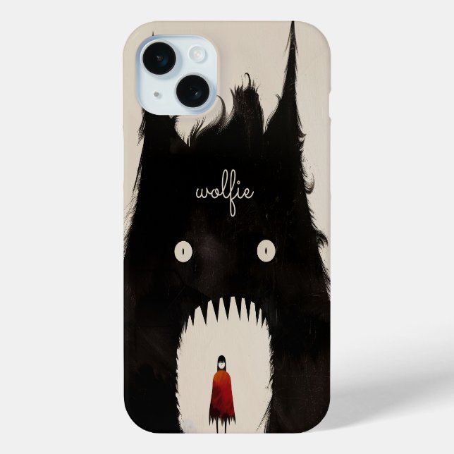 Wolf und die kleine rote Reithose Case-Mate iPhone Hülle (Rückseite)