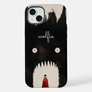 Wolf und die kleine rote Reithose iPhone 15 Plus Hülle
