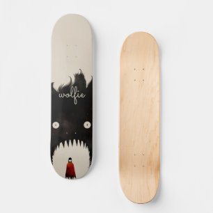 Wolf und die kleine rote Reithose Skateboard