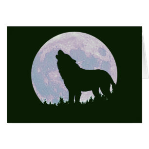Wolf und Mond