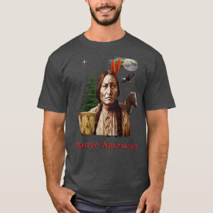 Wolf und Mond T-Shirt