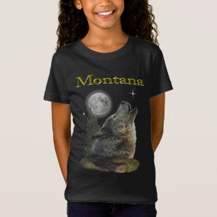 Wolf und Mond T-Shirt