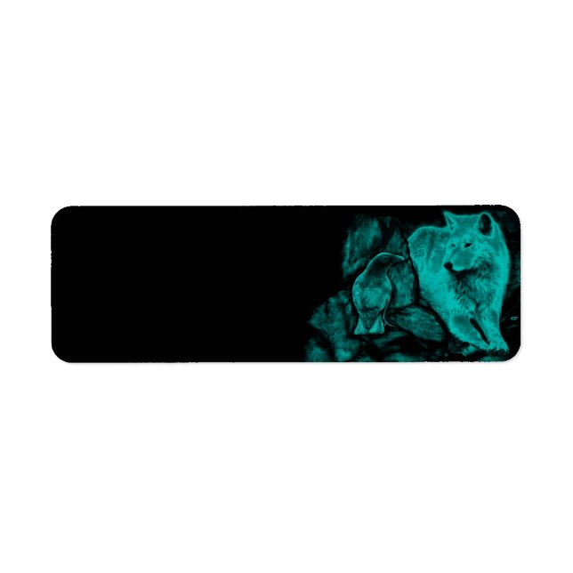 Wolf und Raven in der Nacht (Vorne)