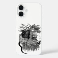 Wolf und Raven mit Skull
