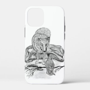 Wolf und Raven Schwarzweiß-Design title_seo2