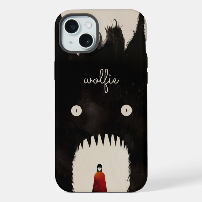 Wolf und Rotkäppchen iPhone 15 Plus Hülle (Rückseite)
