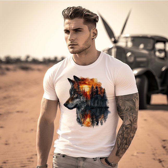 Wolf- und Sonnenschutzmittel T-Shirt (Von Creator hochgeladen)