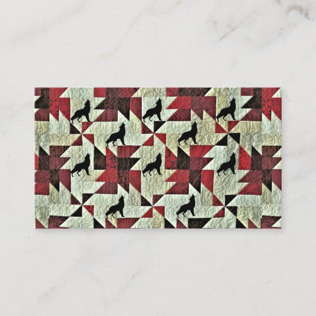 Wolf Visitenkarte (Vorderseite)