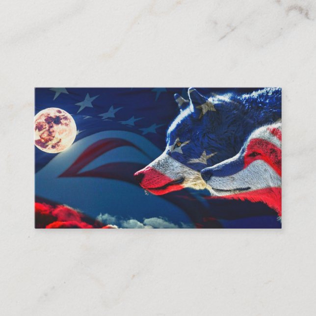 Wolf Visitenkarte (Vorderseite)