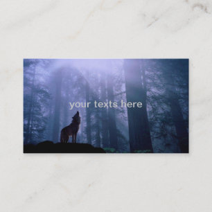 Wolf-Visitenkarte Visitenkarte