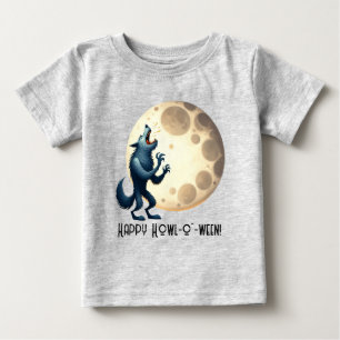 Wolf & Vollmond - Happy Howl-o-ween! Baby T-shirt
