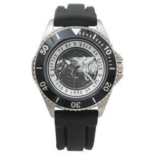 Wolf von Odin Armbanduhr