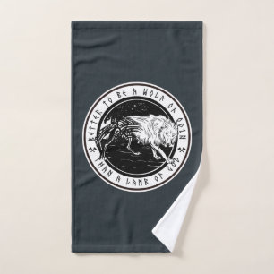 Wolf von Odin Handtuch