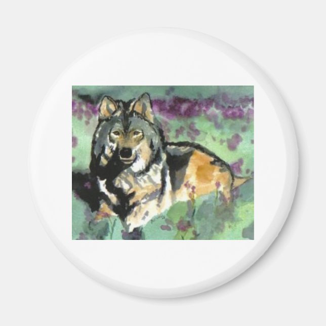 Wolf von Paula Atwell Magnet (Vorne)
