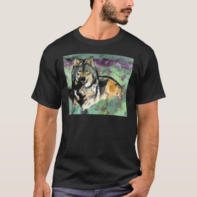Wolf von Paula Atwell T-Shirt (Vorderseite)